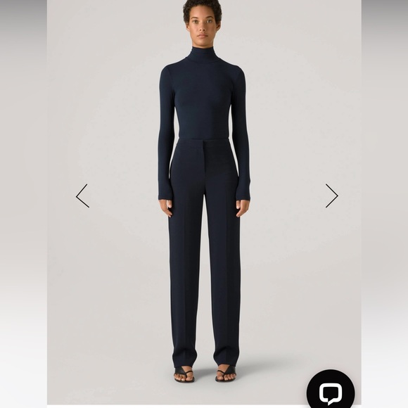 St John Classic Cady Stretch Straight Leg Pant - Picture 1 of 5